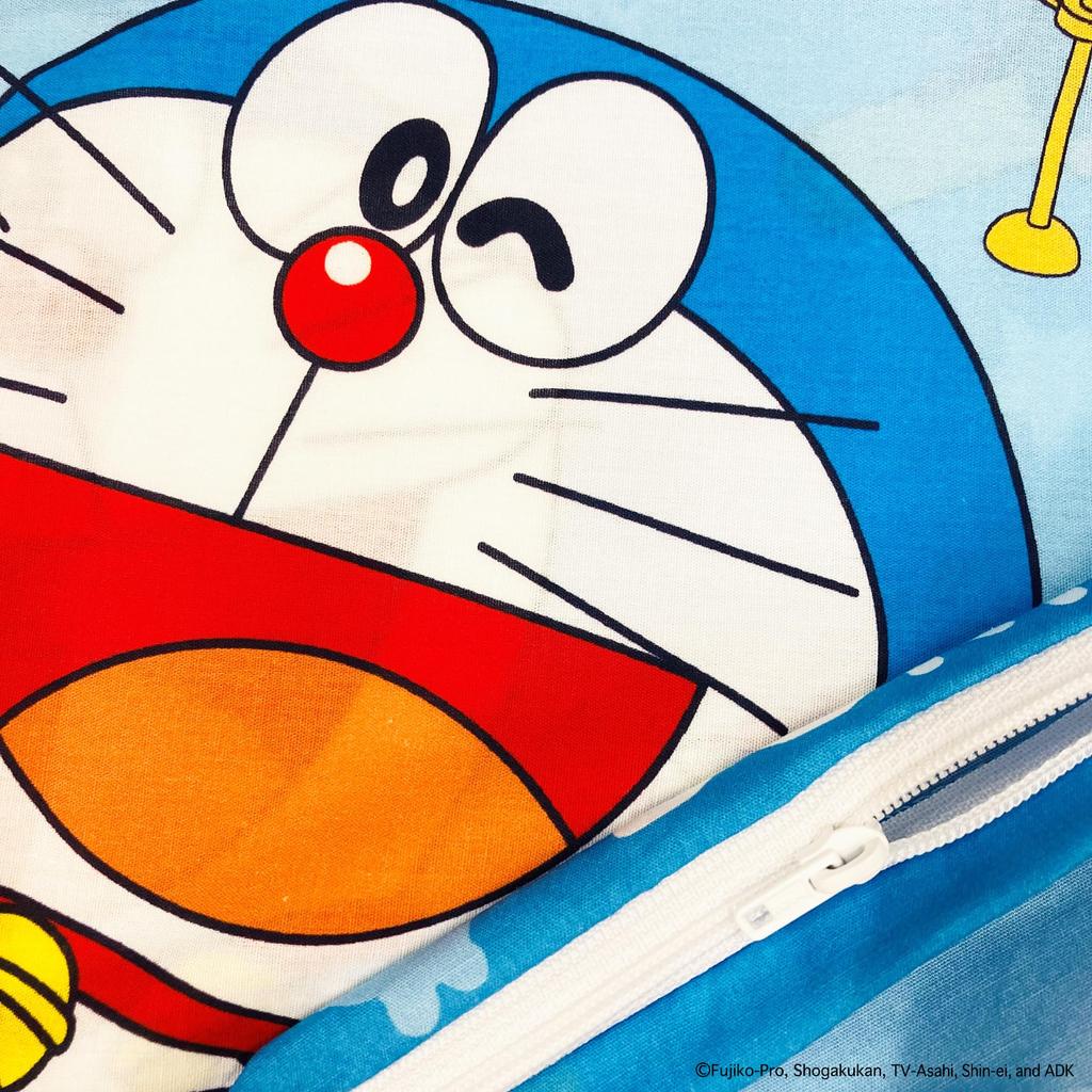 MORIPiLO Morishita Pillow Cover Doraemon 40x30cm Washable Shogakukan Character Goods Blue 4621228 Children's Approx.