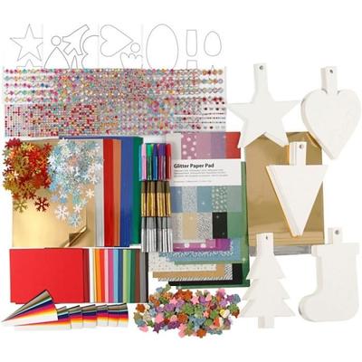 Creative Kit - Christmas Decoration - 700 Pcs - Multicolored - Cardstock and Metallic Paper