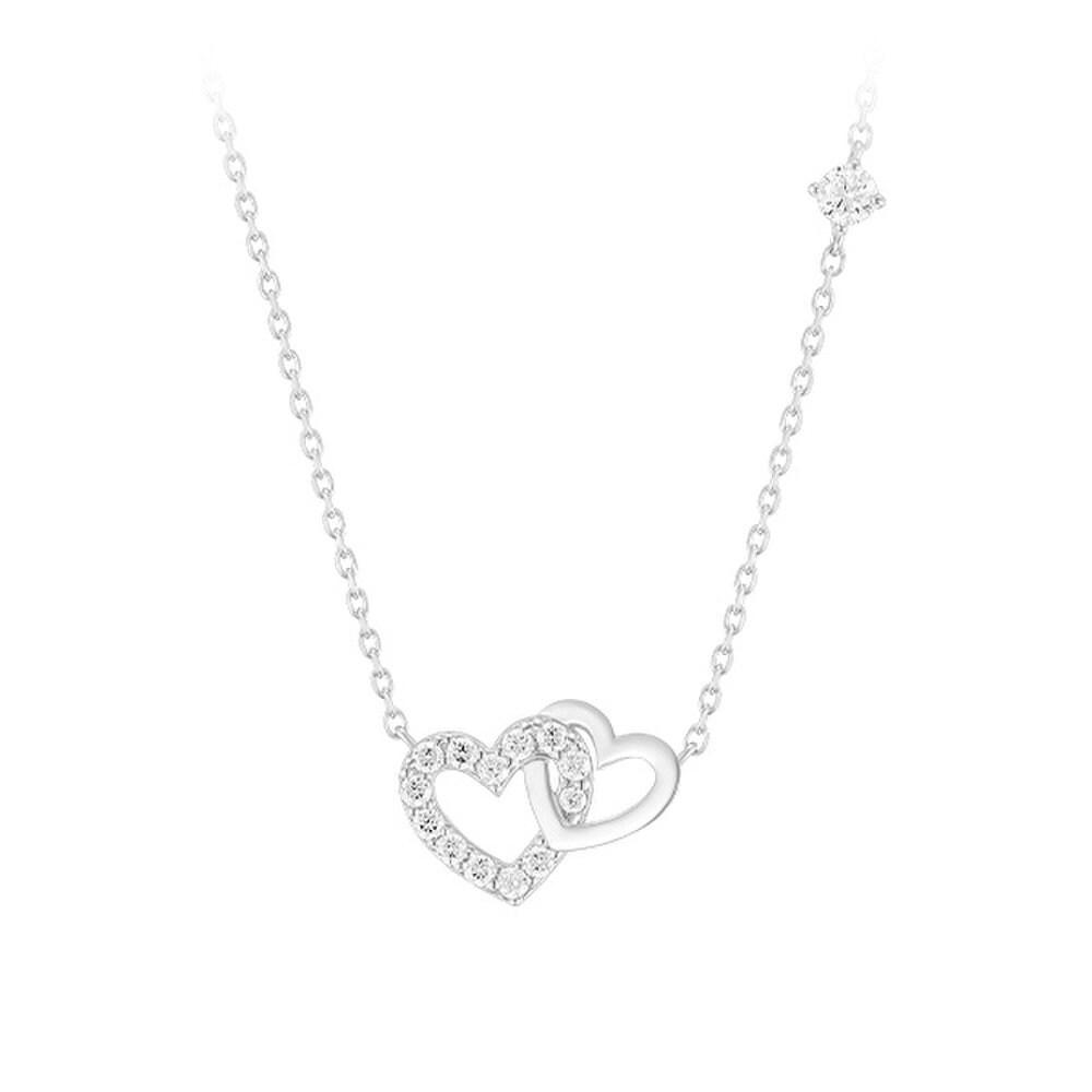 Double Heart Necklace (Jjljnq1Bs308Sw420)