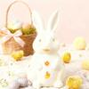 Creative Bunny Candle Holder White Easter Decoration Exquisite Rabbit Candlestick  Tabletop Display