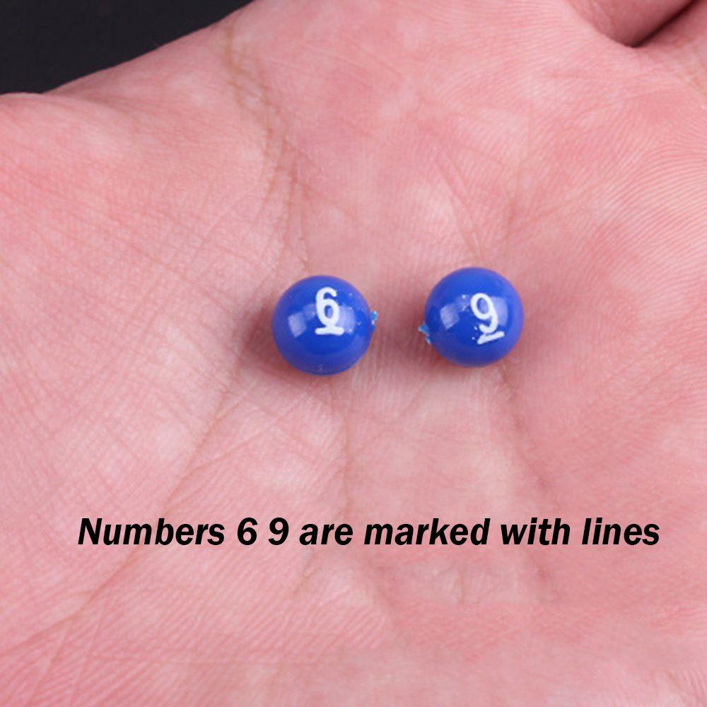 Jackpot Easy Read Numbers Number Picking Machine Shake Balls Ball Lucky Lottery Toy Bingo Games