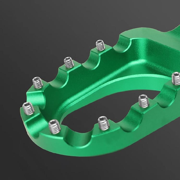Enhanced Grip Offroads Dirt Bike Foot Pegs Pedals, Aluminum Alloy Suitable for Reliable Performances in Rough Terrain 2x