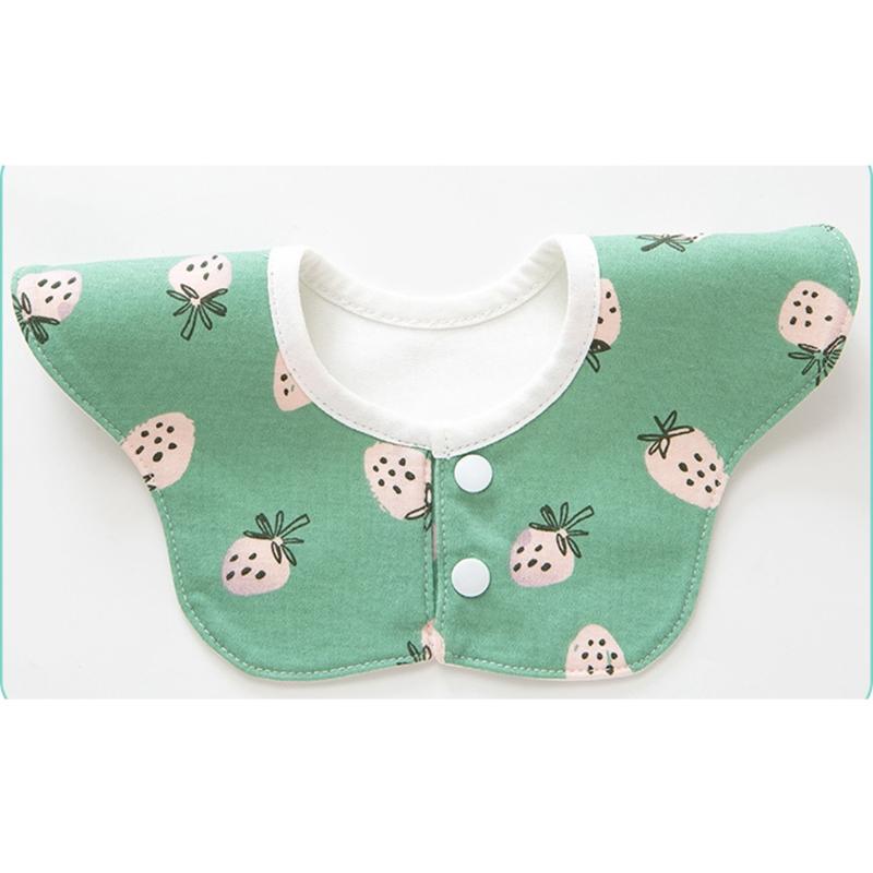 Toddler 360 Degree Rotation Drool Bibs Scarf Baby Infants Feeding Bib Soft Pure Cotton Bandana Waterproof Saliva Towel