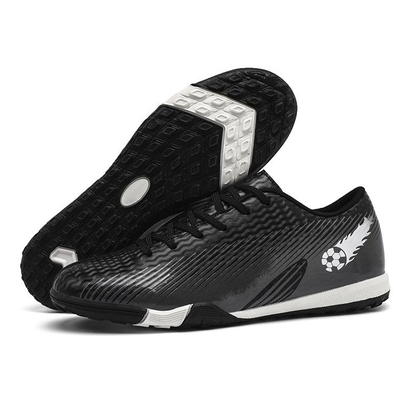 

New youth broken nails football shoes boys and students girls broken nails Velcro casual game sports shoes 45