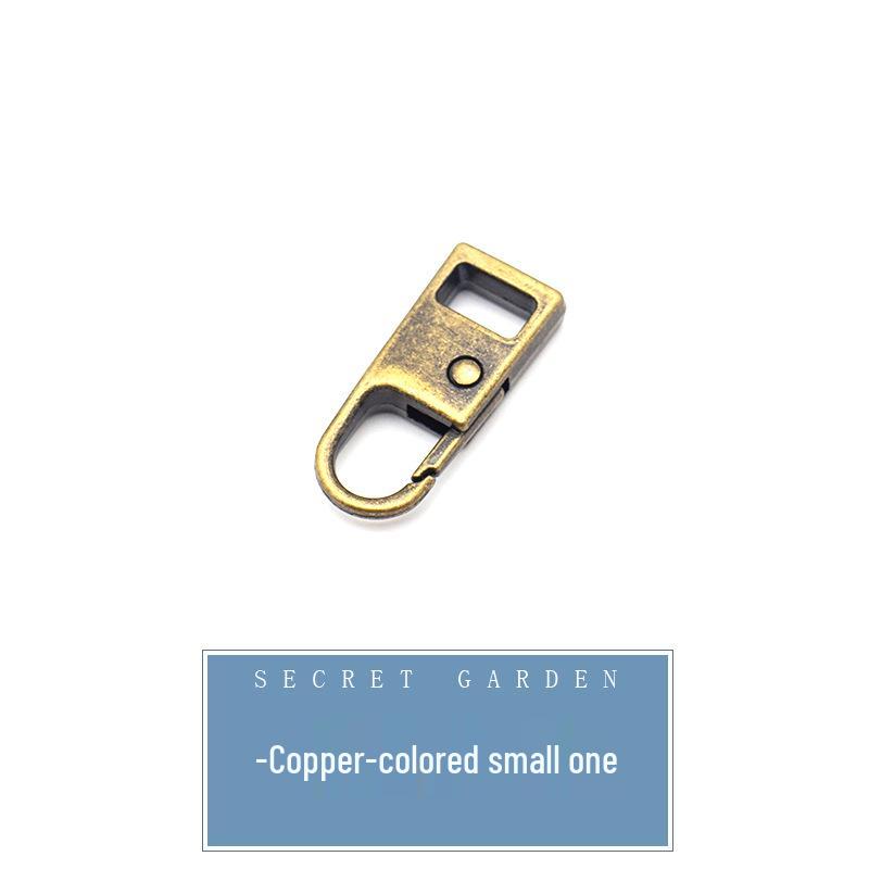 Tool-Free Removable Zipper Puller for Luggage, Bags, Jackets, Clothes, Shoes, & Boots with Metal Pendant Tab