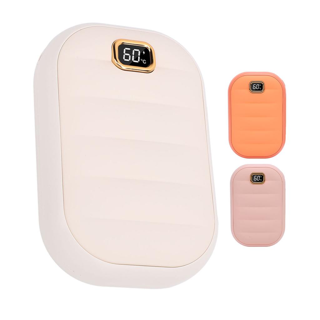 Hand Warmer Rechargeable Electric Handwarmer 4 Levels Heat Type C Portable Charger 4000mAh Waterless