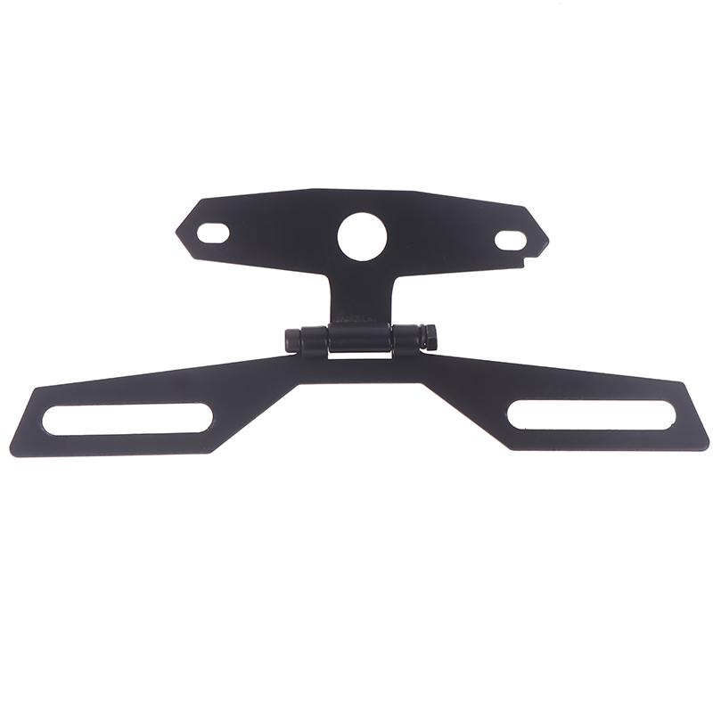 Motorcycle Folding License Plate Light Bracket Tail Rear Light Bracket Holder Replacement Accessories For ATV Dirt Bike Scooter