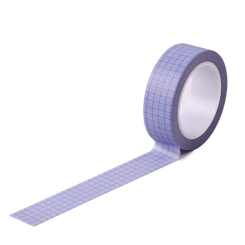 Washi Tape - Plain Color Grid for DIY Journal Decoration Stickers