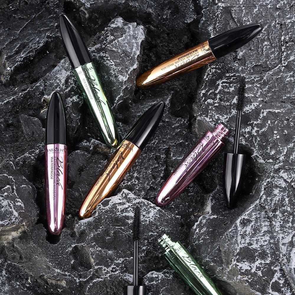 5D Volumizing Mascara Curling  Lengthening Black Mascara  Long-Lasting Formula Waterproof & Smudge-Proof Mascara