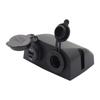 10-30V QC3.0 & TYPE-C Dual Charger Car Cigarette Lighter Socket Plug Panel Two Hole Tent Base For Boat Car Truck