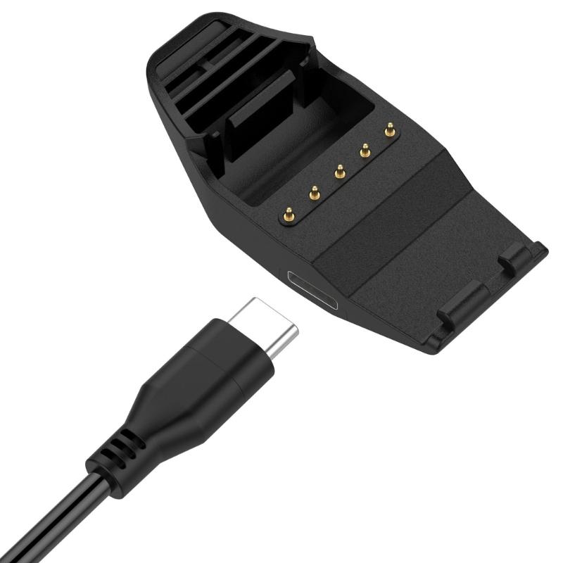 Backup Charging Station Charger Dock Adapter Base for TT15 TT10 Dog Pet Collars Compatibility Type C Port Black