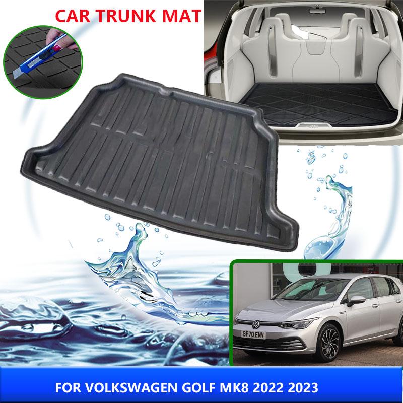 Car Trunk Mat For VW Volkswagen Golf 8 Mk8 GTI R 2025 2025 High Temperature Resistant Storage Carpet Auto Interior Accessories