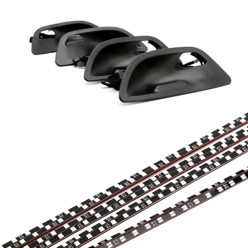 LED-omgivelseslys for BMW F10/F18 5-serie 2010-2017 Innvendig dørpanel dekorative trims Lampe Atmosphere Light Upgrade Kit