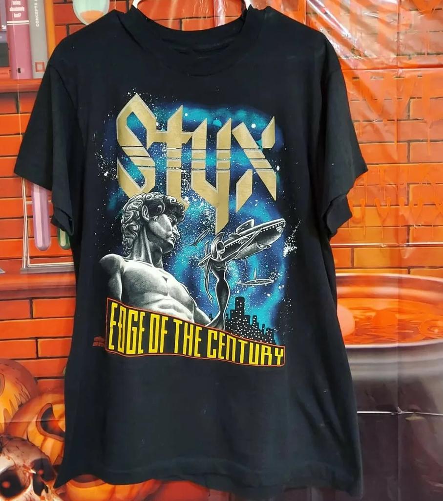 Styx Edge Of The Century Black Short Sleeve Unisex All Size S-234XL
