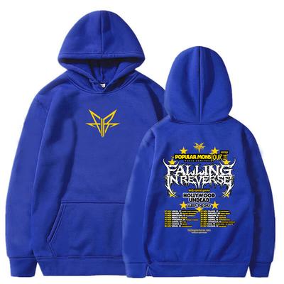 De populaire Mons Tour-kleding Falling in Reverse Band Graphic Hoodies Heren/Dames Hip Hop Winter Sudaderas Heavy Metal Truien