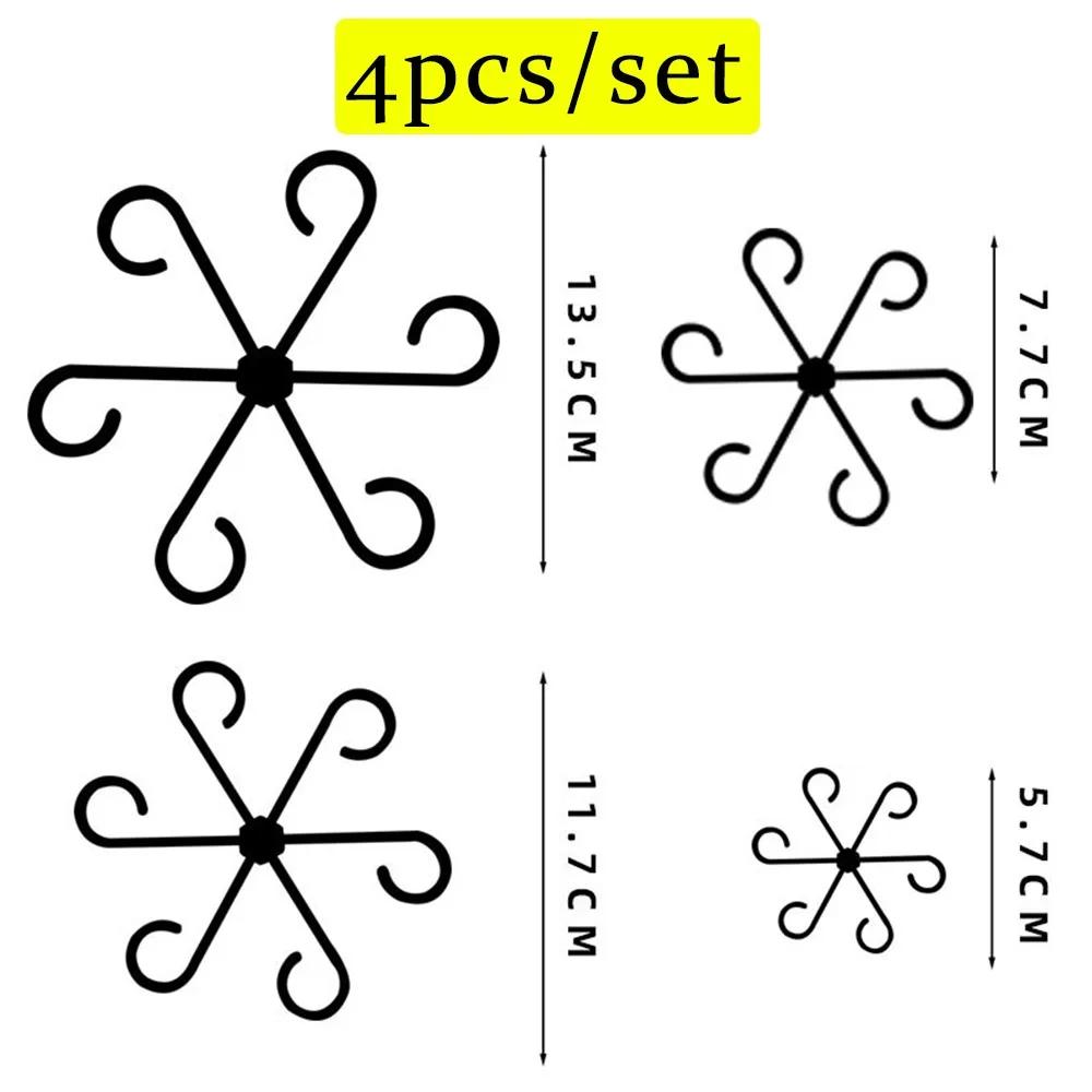 Flower Plant Stem Support Stakes Climbing Houseplant Stand Frame Plastic Garden No Stake Trellis Indoor Plant Holder Rack Hoops