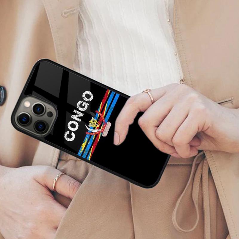Congo Democratic Republic Flag Magnetic Phone Case For APPLE iPhone 17 Air 16 14 13 12 Pro Max 15 Plus Wireless MagSafe Cover