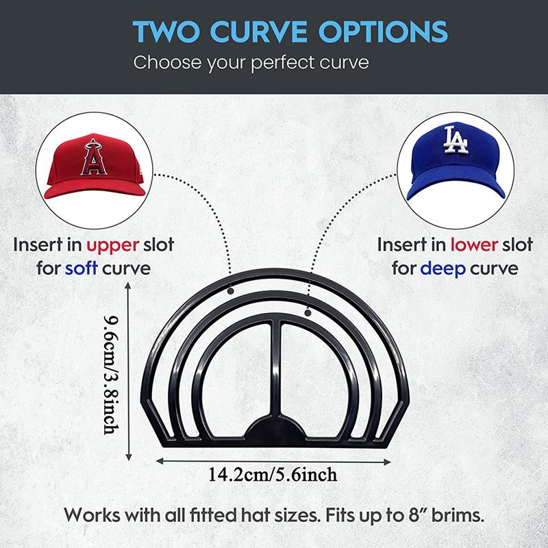 Hat Brim Bender No Steaming Hat Brim Curving Tool Shaper Baseball Cap Edges Band Clamp Cap Brim Bender Curves Accessories