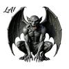 Wyjątkowy Prezent dla Miłośników Goth Figurka Gargulca Średniowieczny Ciemny Skrzydlaty Posąg Żywica Gotycki Mistyczny Zły Duch Ochroniarz Rogaty Demon Ozdoba