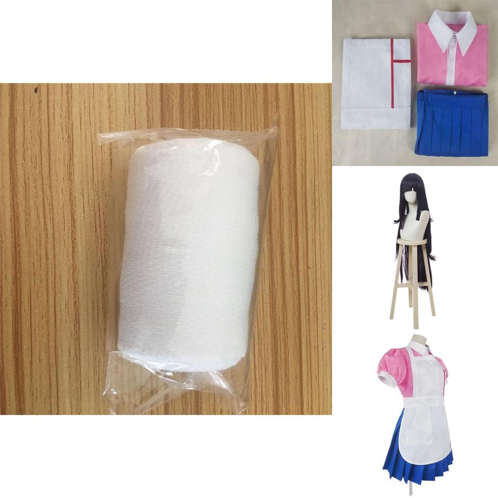 Dangan Ronpa 2 Mikan Tsumiki Pink White Uniform Suit Costume