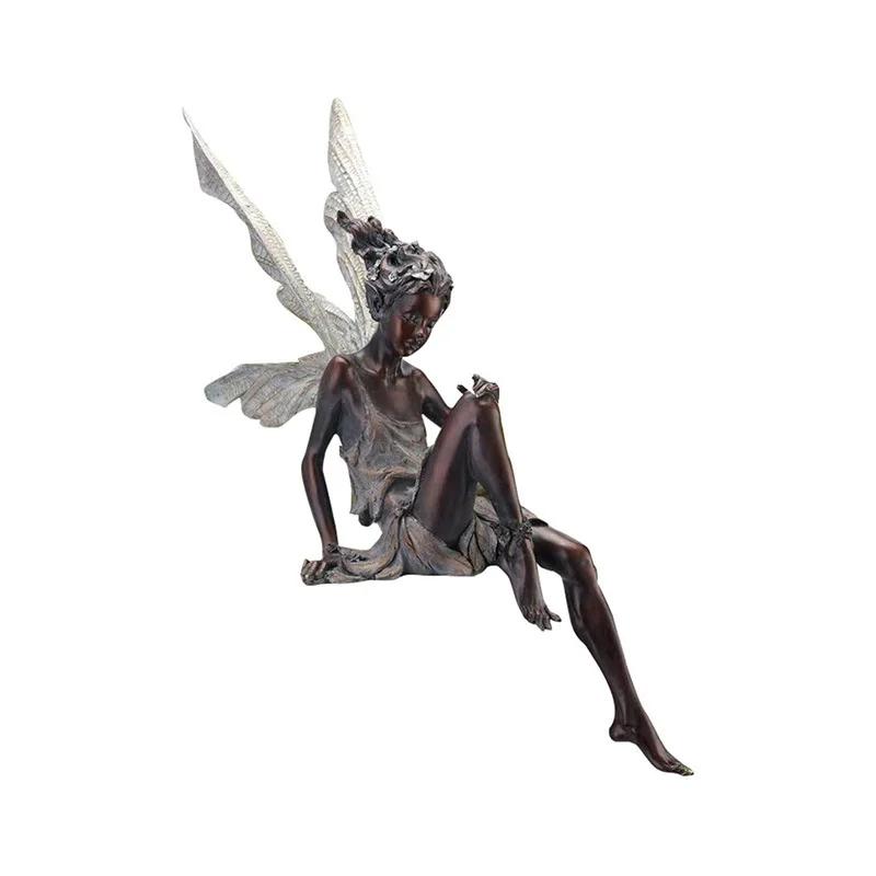 

Home flower fairy resin decorative items, resin handicrafts, garden flower fairy butterfly wing decorations