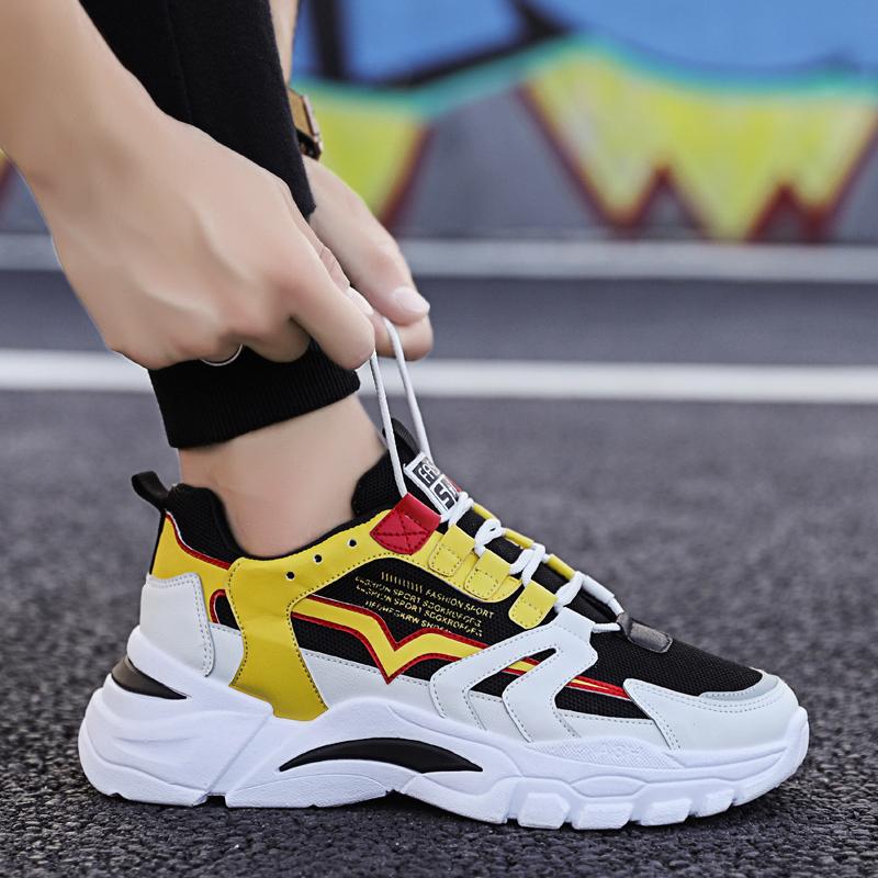 Summer and autumn new breathable mesh student sports and leisure running dad trendy shoes