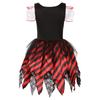 3-12Y Pirate Cospay Costume Skull Party Striped Dress with Toy Set for Christmas Halloween Captain Jack Princess Dress Party