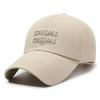 Spring Summer Quick-Drying Sunshade Baseball Cap Letters for Men Women Outdoor Sports Breathable Sunscreen Cap