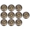 10 Set Zinc Alloy Furniture Handle Antique Brass Cabinet Handle Office Handle  Furniture Accessories