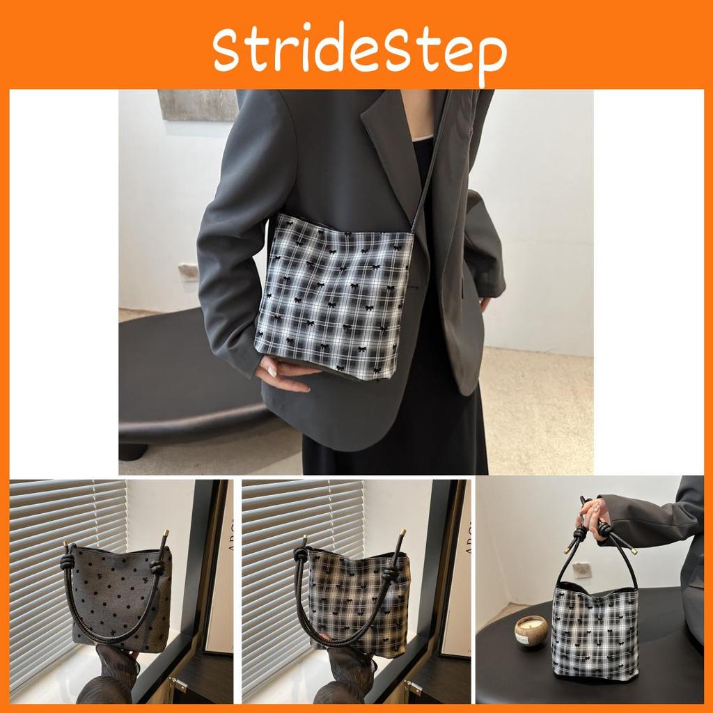 Polyester Highquality Trendy Black Bow Bucket Handbag For Women With Soft And Design Spacious