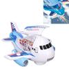 Kids Electric Airplane Toy Lights Music Openable Door High Simulated Aircraft Model with Water Mist Spray