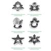 5Pcs Christmas Cookie Cutter Set Stainless Steel Christmas Themed Shape Cookie Mold Biscuit Cutters Xmas DIY Baking Cookie Tool
