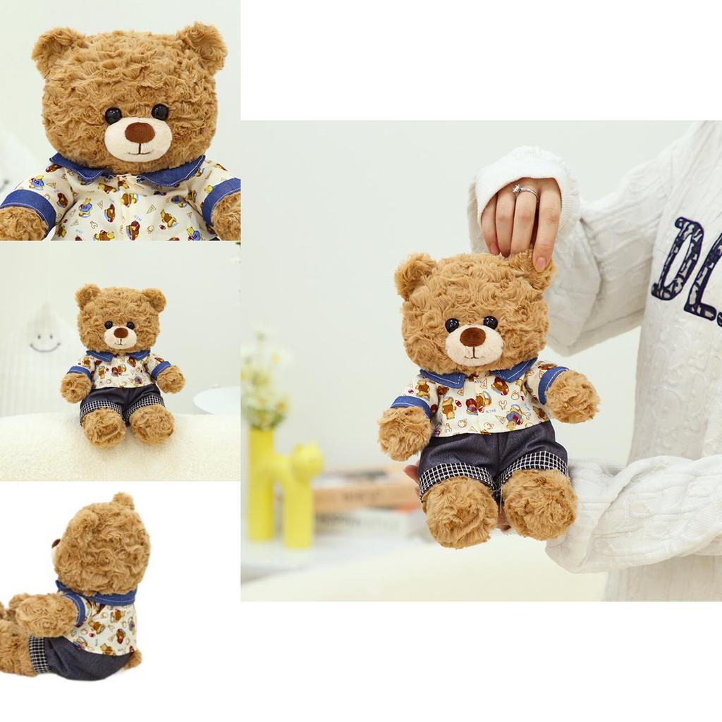 Adorable Teddy Bear Plush Toy With Super Soft Short Fur Perfect For Gifts Decor