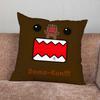 Cartoon Cute Domo-Kun Pillow Case For Home Bedroom Car Office Decoration Living Room Sofa Cushion Cover Suitable