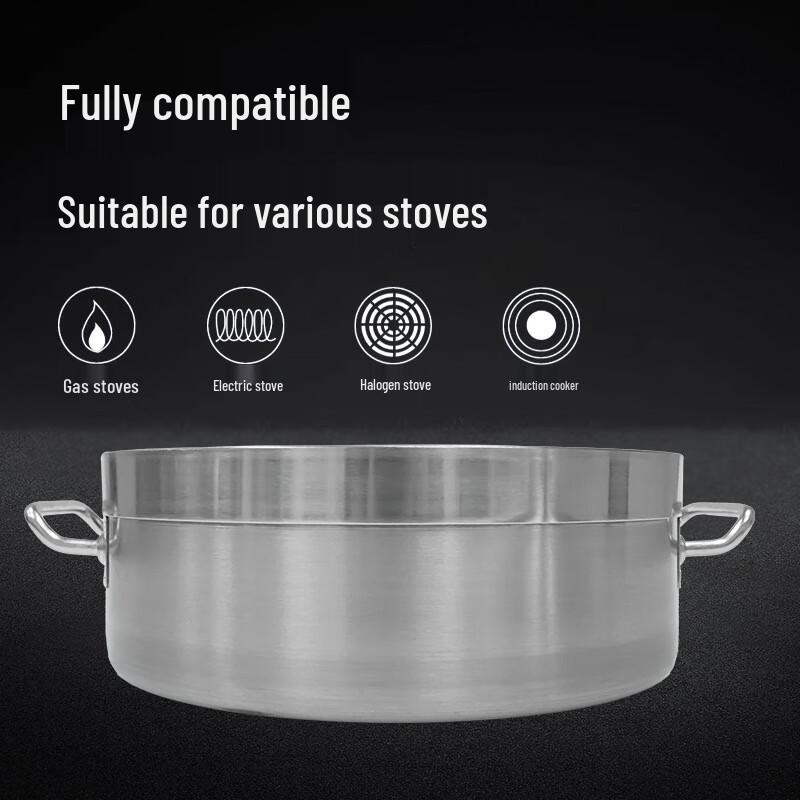 Wutuo Stainless Steel Hot Pot & Soup Pot with Lid