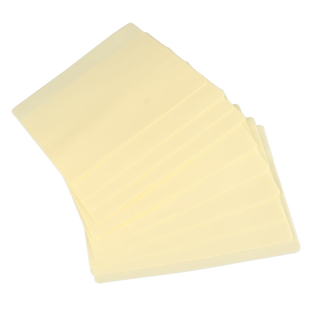 10pcs Tattoo Practice Microblading Reusable Silicone Skin Blank Tattooing Practice Skin