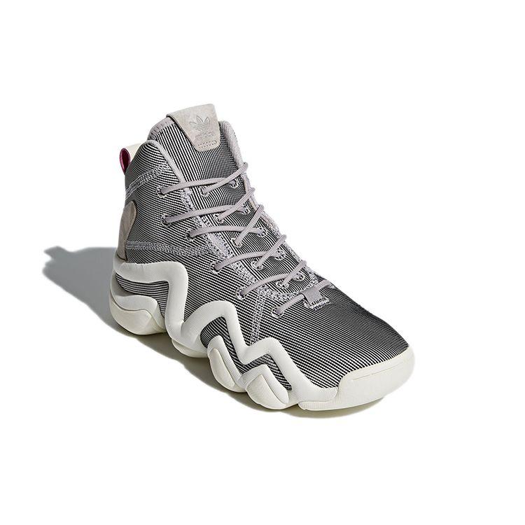 Adidas Crazy 8 Adv Comfortable Sports Non-Slip High-Top Retro Basketball Shoes Unisex Sneakers Gray CQ2846