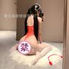 Sexy Lingerie Hot Slim Suspender Onesie Sexy Lace Perspective Little Nurse Uniform Seduction