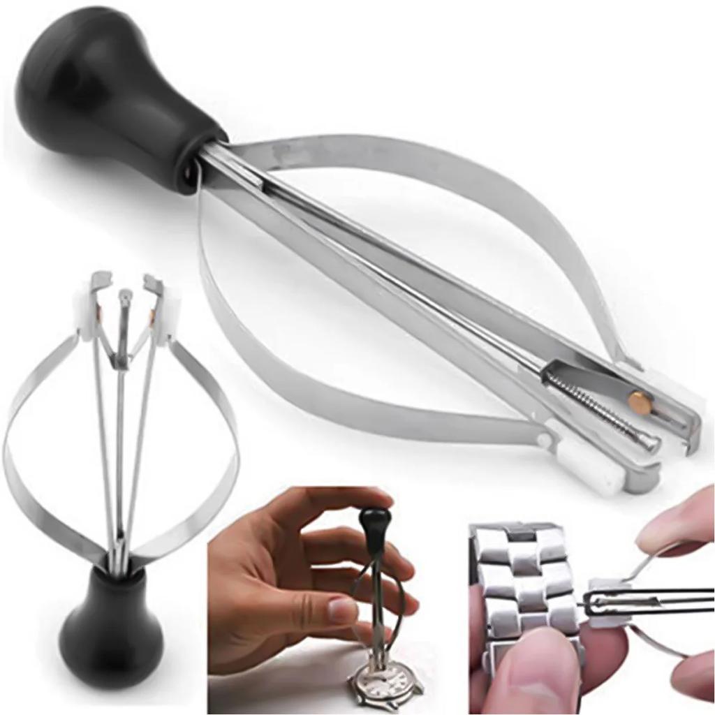 Dispozitiv pentru îndepărtarea acului de mână pentru ceas Ceas de mână portabil Extractor cu piston Piese precise Accesorii pentru reparații de ceasornicar Instrumente Mașină roșie