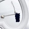 Fashion Flocking Cat Heart Pendant Phone Straps Lanyard Pocket Keychain Strap Backpack Charm Car Key Decoration