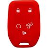 Smart Key Fob Cover Case Fit for     Chevrolet Chevy Silverado and GMC Sierra 1500 2500HD 3500HD Accessories Keyless Entry Remote Control Car Key Fob