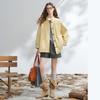 Women's Loose Fit Casual Long-Sleeve Trench Coat