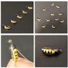 21Pcs-with Flies Box Fly Fishing Flies Artificial Wet Flies Bait for Fishing Trout/Perch Fishing Lure Artificial Nymph Bait Fishing Bait Hook Size #10