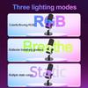 Clear USB Condenser Microphone With Color Light Effects Noise Cancellation For Streaming Podcasts PC Recording