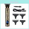 Vintage Copper Color Electric Hair Trimmer For Men Rechargeable Grooming Device