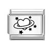 Fashion Laser Engraving Love Series Eye Sun Moon Cat Star Italian Charm Links Fit 9mm Stainless Steel Bracelet DIY Making Gift