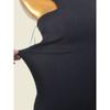 Foreign Trade Original Order Half Turtleneck Bodycon Dress Shoulder Digging Sleeveless Inner Match Sexy Knitting Base Sexy Dress