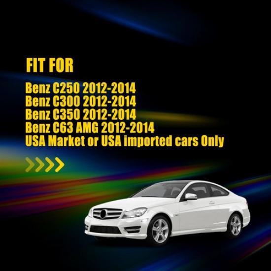 2X LED Bumper Side Marker Lights For 12-14 Mercedes Benz W204 C250 C350C-Class A