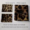 Leopard Print Pattern. Bedding Duvet Cover Sets Duvet Covers Pillowcases Gifts (1 * Duvet Cover 2 * Pillowcases, Without Duvet Insert)