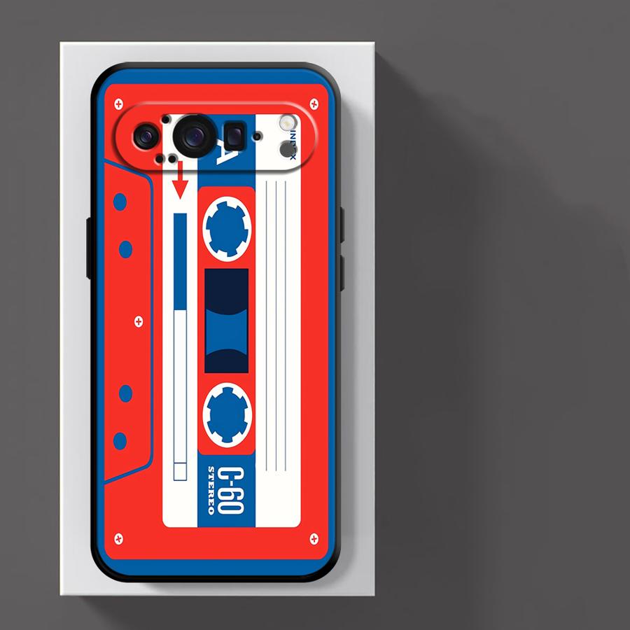 Vintage Cassette Case for Google Pixel 10A 8a 6a 6 7 8 Pro 9a 7a 10 9 Pro XL Funda Phone Cover